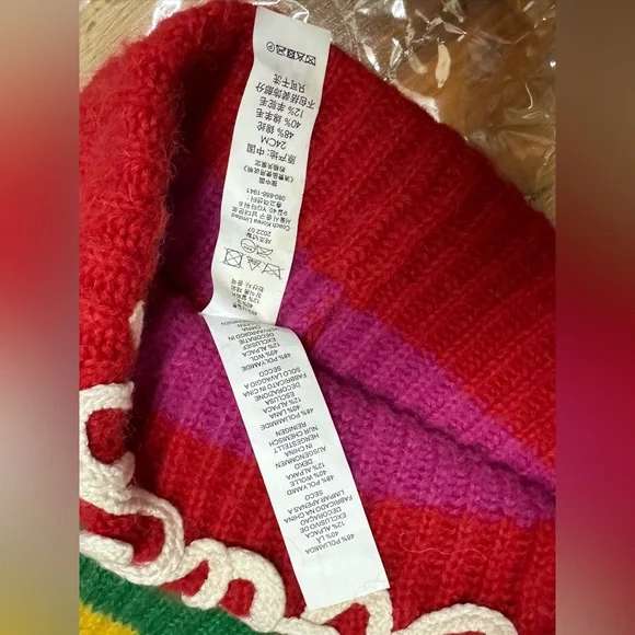 Rare Coach Logo Winter Hat / Beanie - Picture 6 of 8